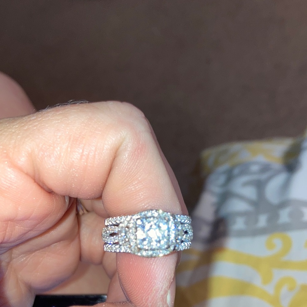 Helzberg Diamond 14k white gold engagement ring